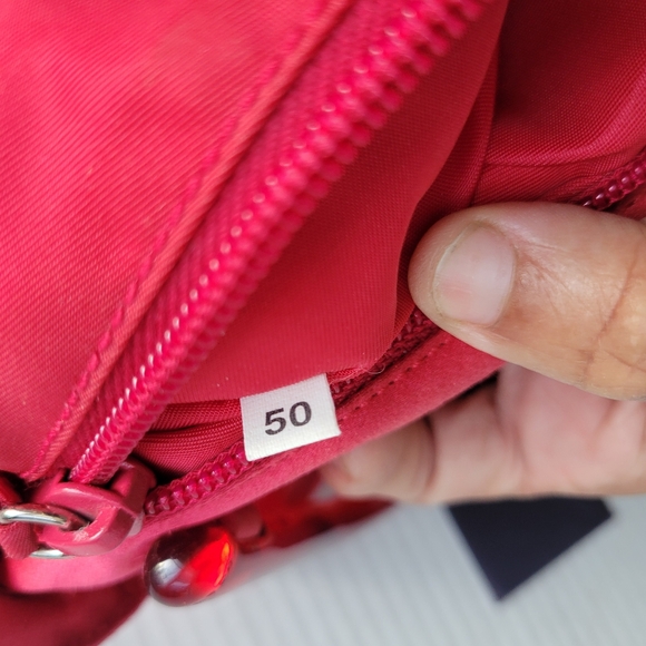 Prada Pink Satin Tote - Small - Picture 7 of 12